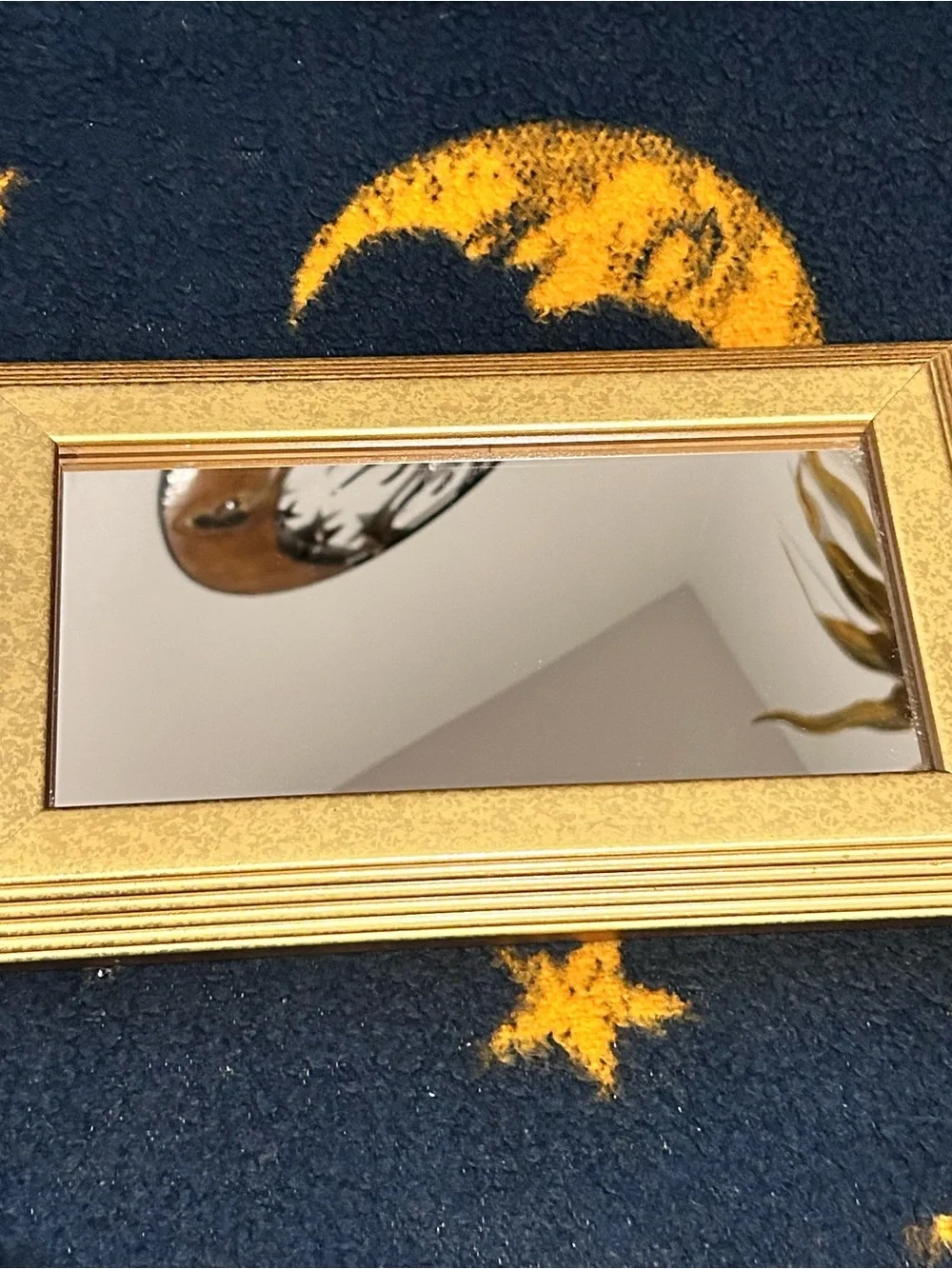 Vintage 90s Gold Accent Mirror Celestial Whimsigoth Fairy Decor Gallery Wall